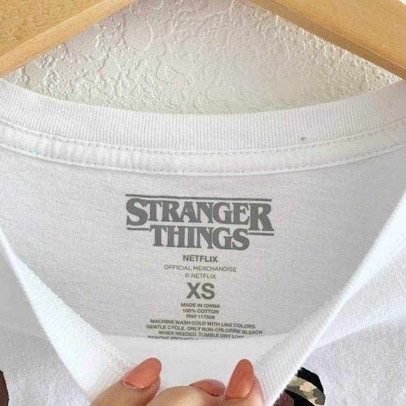Stranger Things Graphic Cotton Crop Tee - Picture 8 of 9